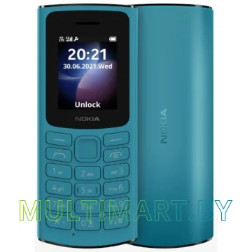 Мобильный телефон Nokia 105 4G Dual SIM (бирюзовый)
